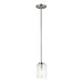 Generation Lighting 6137301EN3-962 Elmwood Park One Light Mini-Pendant, Brushed Nickel Main Image.jpg