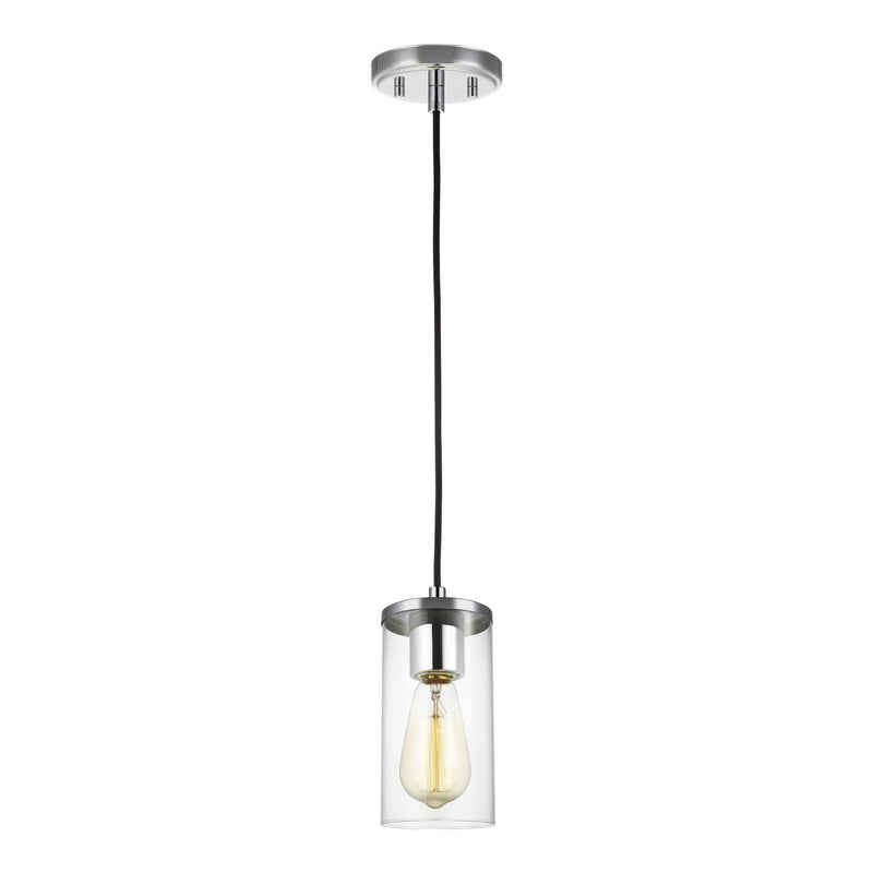 Visual Comfort Studio 6190301-05 Zire One Light Mini-Pendant, Chrome Main Image.jpg
