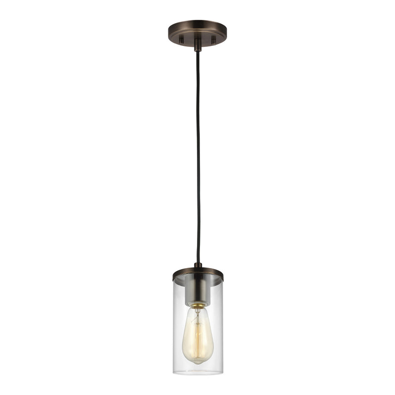 Visual Comfort Studio 6190301-778 Zire One Light Mini-Pendant, Brushed Oil Rubbed Bronze Main Image.jpg