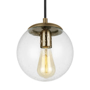 Visual Comfort Studio 6501801-848 Leo - Hanging Globe One Light Pendant, Satin Brass Alternate Image.jpg
