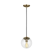 Visual Comfort Studio 6501801-848 Leo - Hanging Globe One Light Pendant, Satin Brass Main Image.jpg