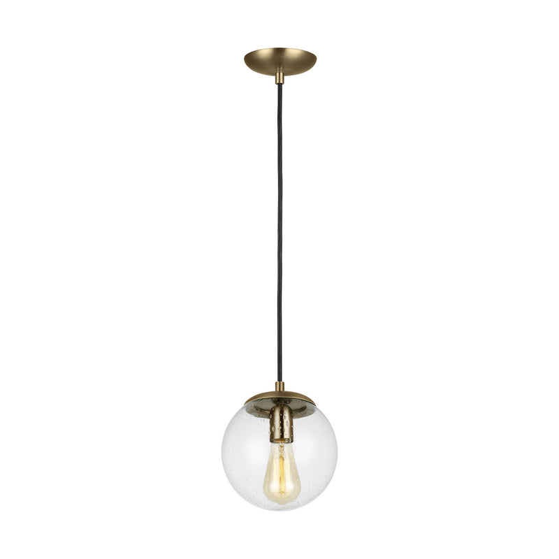 Visual Comfort Studio 6501801-848 Leo - Hanging Globe One Light Pendant, Satin Brass Main Image.jpg