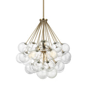 Visual Comfort Studio 6514303-848 Bronzeville Three Light Pendant, Satin Brass Alternate Image.jpg