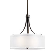 Generation Lighting 6537303EN3-710 Elmwood Park Three Light Pendant, Bronze Alternate Image.jpg