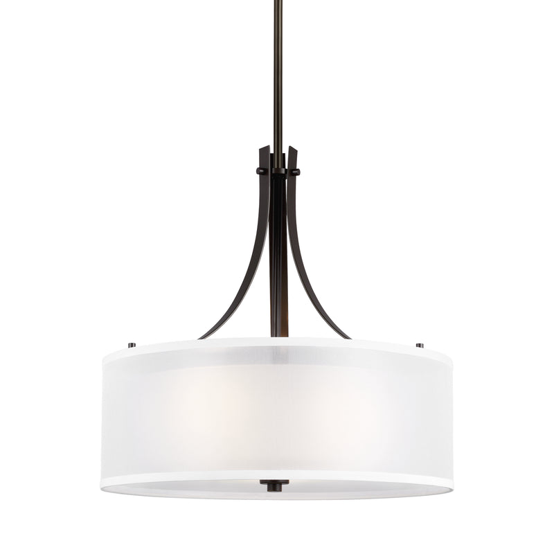 Generation Lighting 6537303EN3-710 Elmwood Park Three Light Pendant, Bronze Alternate Image.jpg
