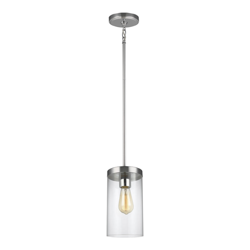 Visual Comfort Studio 6590301-05 Zire One Light Pendant, Chrome Main Image.jpg
