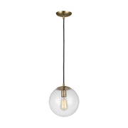 Visual Comfort Studio 6601801-848 Leo - Hanging Globe One Light Pendant, Satin Brass Main Image.jpg