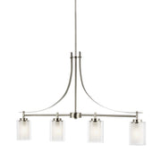 Generation Lighting 6637304-962 Elmwood Park Four Light Island Pendant, Brushed Nickel Alternate Image 2.jpg