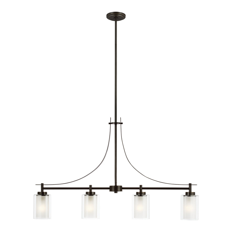 Generation Lighting 6637304EN3-710 Elmwood Park Four Light Island Pendant, Bronze Alternate Image.jpg
