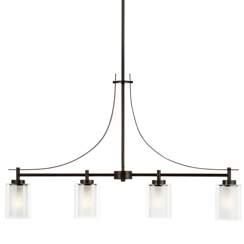 Generation Lighting 6637304EN3-710 Elmwood Park Four Light Island Pendant, Bronze Alternate Image 3.jpg