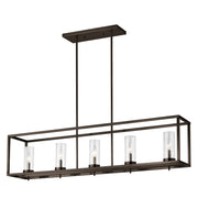 Visual Comfort Studio 6690305-778 Zire Five Light Island Pendant, Brushed Oil Rubbed Bronze Main Image.jpg