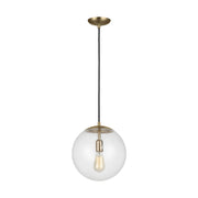 Visual Comfort Studio 6701801-848 Leo - Hanging Globe One Light Pendant, Satin Brass Main Image.jpg