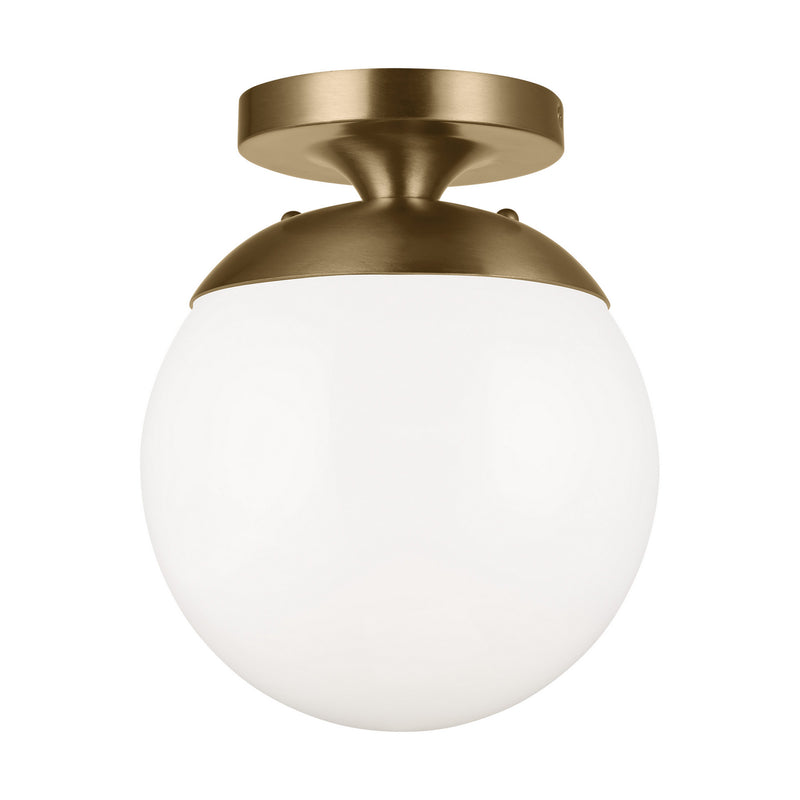 Visual Comfort Studio 7518EN3-848 Leo - Hanging Globe One Light Wall / Ceiling Semi-Flush Mount, Satin Brass Main Image.jpg
