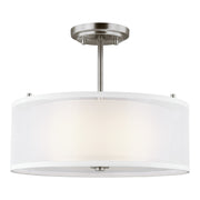Generation Lighting 7737302EN3-962 Elmwood Park Two Light Semi-Flush Mount, Brushed Nickel Main Image.jpg