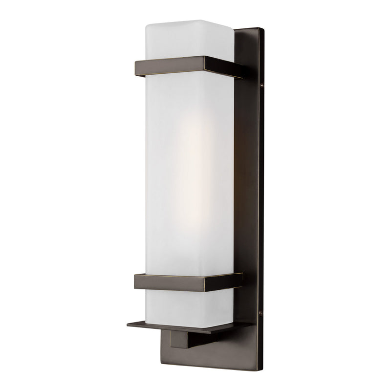 Generation Lighting 8520701-71 Alban One Light Outdoor Wall Lantern, Antique Bronze Main Image.jpg