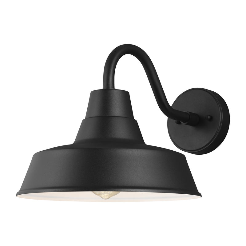 Visual Comfort Studio 8637401-12 Barn Light One Light Outdoor Wall Lantern, Black Main Image.jpg