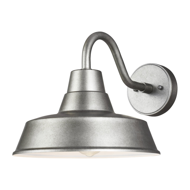 Visual Comfort Studio 8637401-57 Barn Light One Light Outdoor Wall Lantern, Weathered Pewter Main Image.jpg