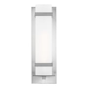 Generation Lighting 8720701EN3-04 Alban One Light Outdoor Wall Lantern, Satin Aluminum Alternate Image.jpg