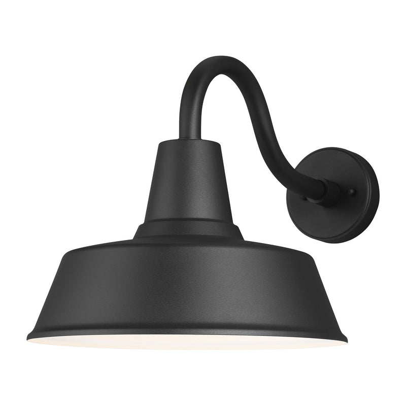 Visual Comfort Studio 8737401-12 Barn Light One Light Outdoor Wall Lantern, Black Main Image.jpg