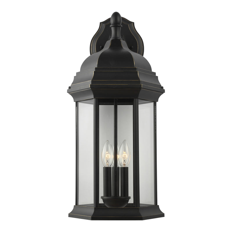 Generation Lighting 8738703-71 Sevier Three Light Outdoor Wall Lantern, Antique Bronze Alternate Image.jpg