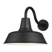 Visual Comfort Studio 8837401-12 Barn Light One Light Outdoor Wall Lantern, Black Main Image.jpg