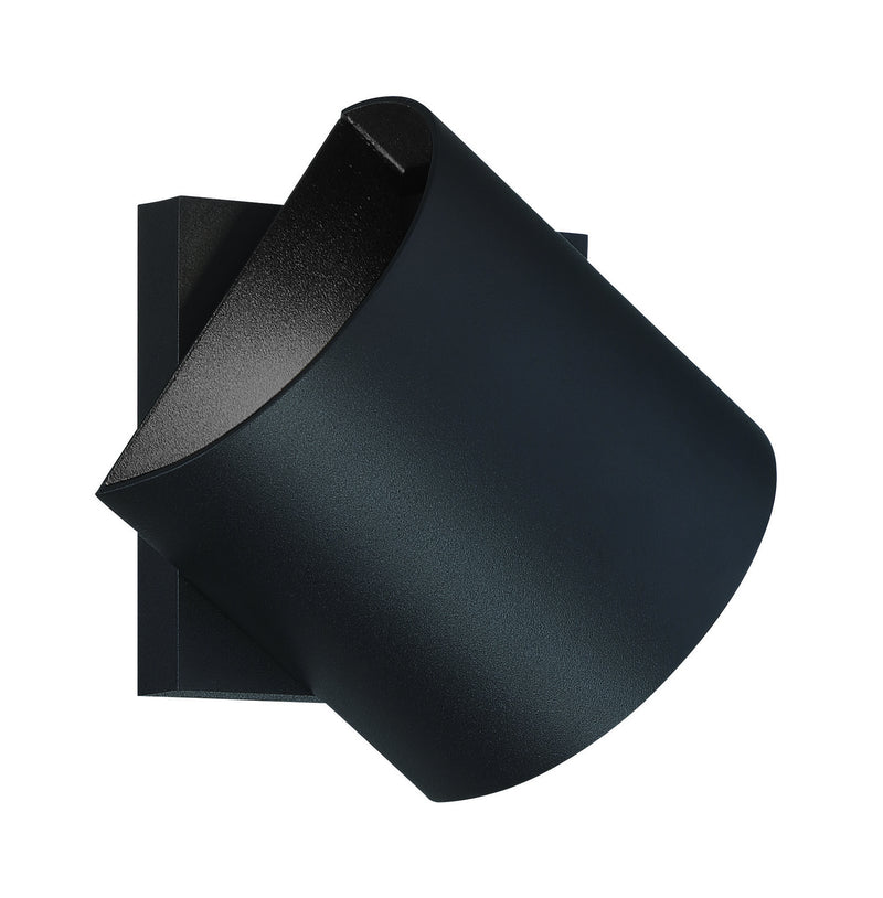 George Kovacs P1244-066-L Revolve LED Outdoor Wall Sconce, Coal Main Image.jpg