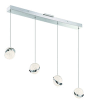 George Kovacs P1444-077-L Silver Slice LED Pendant, Chrome Main Image.jpg