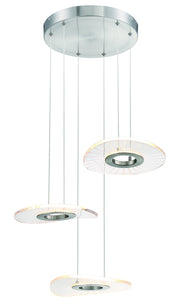 George Kovacs P1783-084-L Light Ray LED Pendant, Brushed Nickel Main Image.jpg