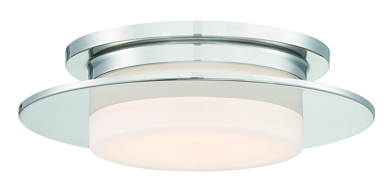 George Kovacs P2016-613-L Press LED Flush Mount, Polished Nickel Main Image.jpg