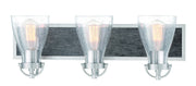 Minka-Lavery 3343-098 Garrison Three Light Bath, Brushed Nickel W/Shale Wood Main Image.jpg