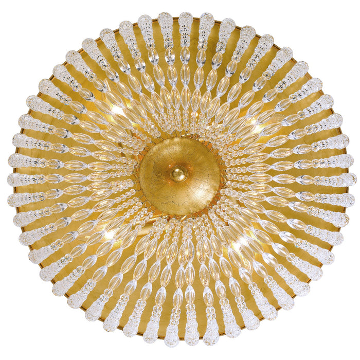 Crystorama 605-GA Rylee Four Light Flush Mount Antique Gold Alternate Image.jpg