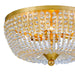 Crystorama 605-GA Rylee Four Light Flush Mount Antique Gold Alternate Image 2.jpg