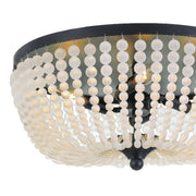 Crystorama 605-MK Rylee Four Light Flush Mount Matte Black Alternate Image 2.jpg