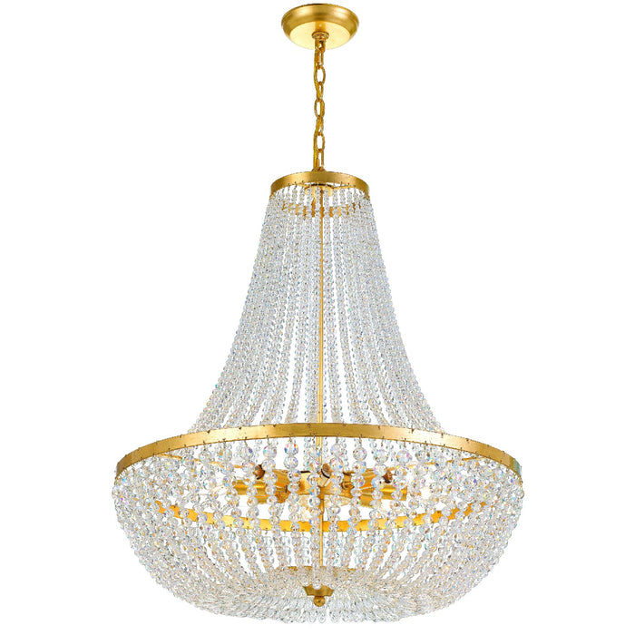 Crystorama 609-GA Rylee Eight Light Chandelier Antique Gold Alternate Image.jpg