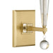 Crystorama 8101-AG Paxton One Light Wall Sconce Aged Brass Alternate Image 2.jpg