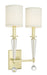 Crystorama 8102-AG Paxton Two Light Wall Sconce Aged Brass Alternate Image 4.jpg