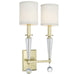 Crystorama 8102-AG Paxton Two Light Wall Sconce Aged Brass Main Image.jpg