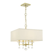 Crystorama 8105-AG Paxton Four Light Chandelier Aged Brass Alternate Image.jpg