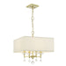 Crystorama 8105-AG Paxton Four Light Chandelier Aged Brass Alternate Image.jpg