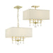 Crystorama 8105-AG Paxton Four Light Chandelier Aged Brass Alternate Image 2.jpg