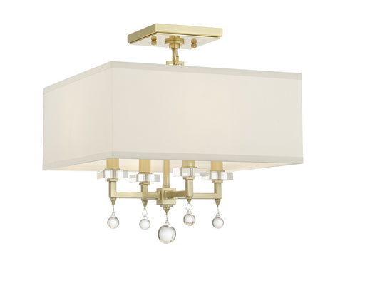 Crystorama 8105-AG_CEILING Paxton Four Light Semi Flush Mount Aged Brass Main Image.jpg