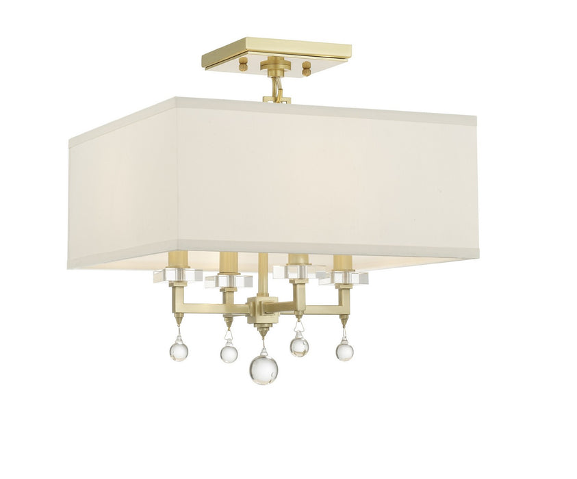 Crystorama 8105-AG_CEILING Paxton Four Light Semi Flush Mount Aged Brass Main Image.jpg
