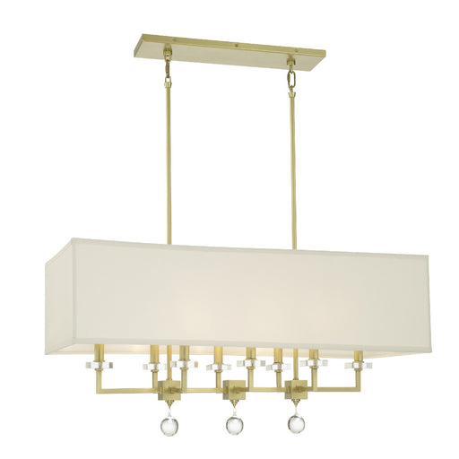 Crystorama 8109-AG Paxton Eight Light Chandelier Aged Brass Alternate Image.jpg