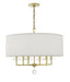 Crystorama 8116-AG Paxton Six Light Chandelier Aged Brass Main Image.jpg