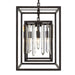 Crystorama 8404-FB Hollis Four Light Chandelier Forged Bronze Alternate Image 4.jpg