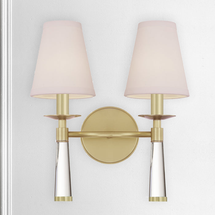 Crystorama 8862-AG Baxter Two Light Wall Sconce Aged Brass Alternate Image 4.jpg