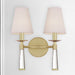 Crystorama 8862-AG Baxter Two Light Wall Sconce Aged Brass Alternate Image 4.jpg