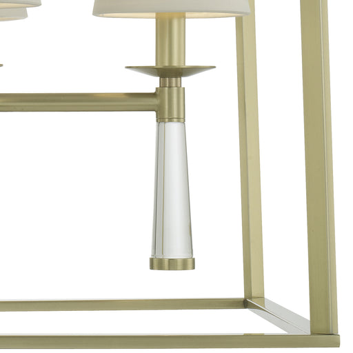 Crystorama 8864-AG Baxter Four Light Chandelier Aged Brass Alternate Image.jpg