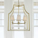 Crystorama 8864-AG Baxter Four Light Chandelier Aged Brass Alternate Image 2.jpg