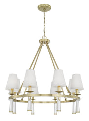 Crystorama 8867-AG Baxter Eight Light Chandelier Aged Brass Main Image.jpg